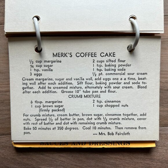 Vintage Roanoke Island North Carolina 2-ring flip cookbook - Picture 7 of 8